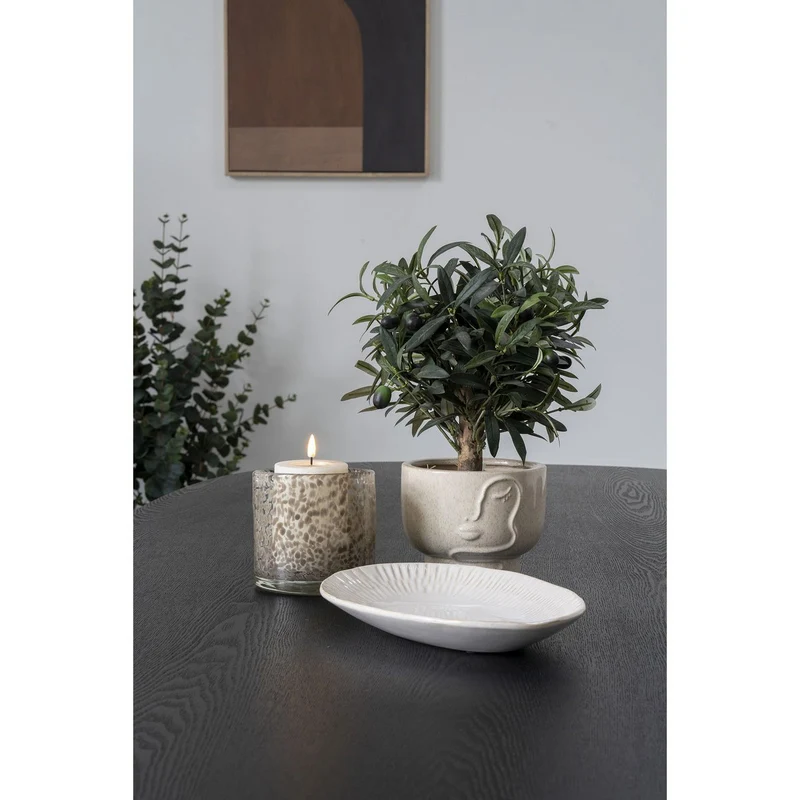 House Nordic Tablett – Weiß, Keramik, 30,5 × 20,3 × 3,8 cm