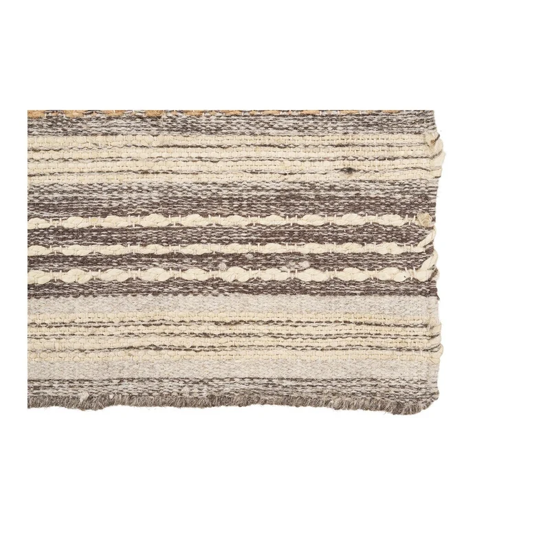 House Nordic Morena Flurläufer – Beige, 80 × 180 × 1 cm, Jute, Wolle
