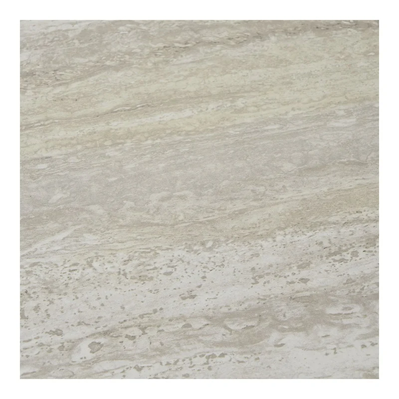 House Nordic Beistelltisch Leuven – Schwarz/Beige, Stahl, MDF, Ø 27 × 46 cm