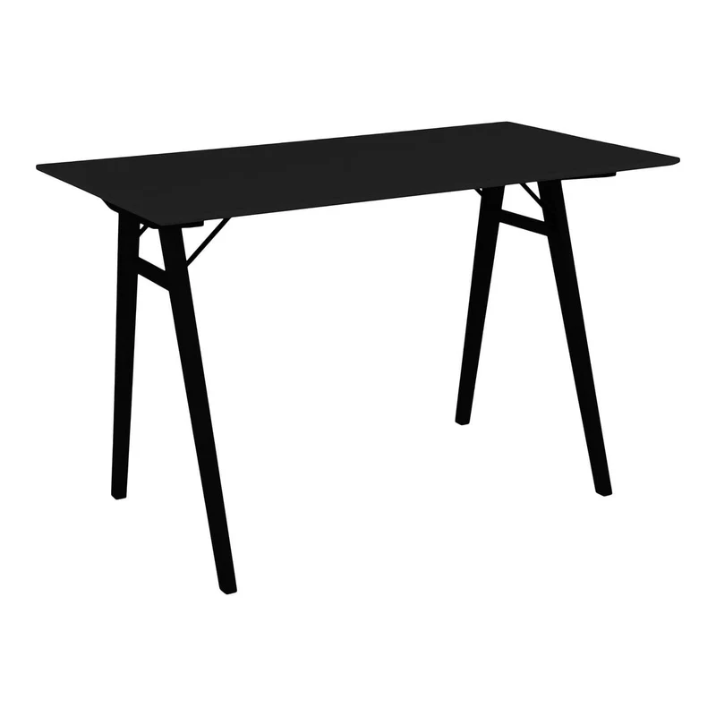 House Nordic Schreibtisch Vojens – Schwarz, 120 × 60 × 75 cm
