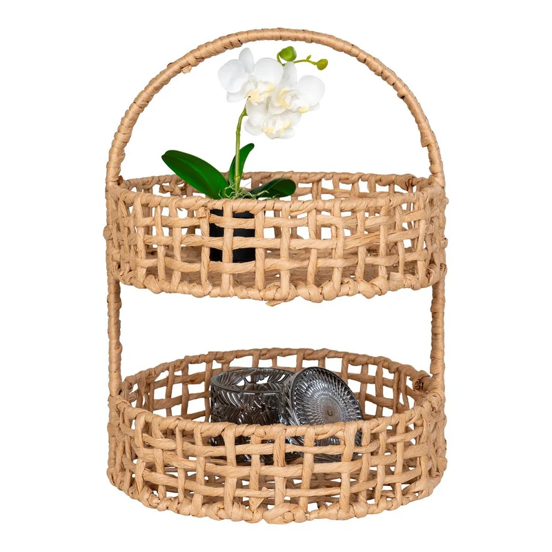 House Nordic Tablett Anadia – Papier, natur, Ø 29 × 39 cm