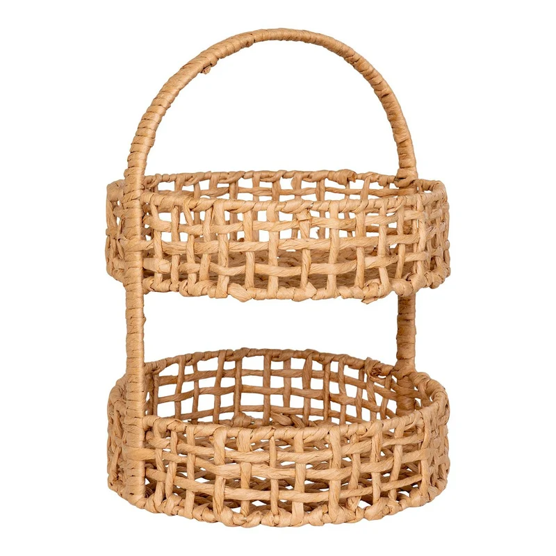 House Nordic Tablett Anadia – Papier, natur, Ø 29 × 39 cm