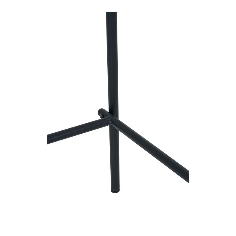 House Nordic Barstuhl Estepona – Natur/Braun/Schwarz, Stahl, Polyester, Sperrholz, 49 × 42,5 × 95 cm, 2er-Set