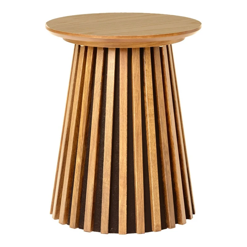 House Nordic Beistelltisch Osaka – Braun, 40 × 40 × 50 cm, Mdf, Holz