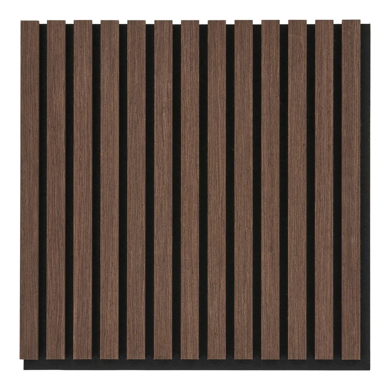 House Nordic Akustikpaneel – Walnussoptik, Holzfurnier, 52 × 52 cm
