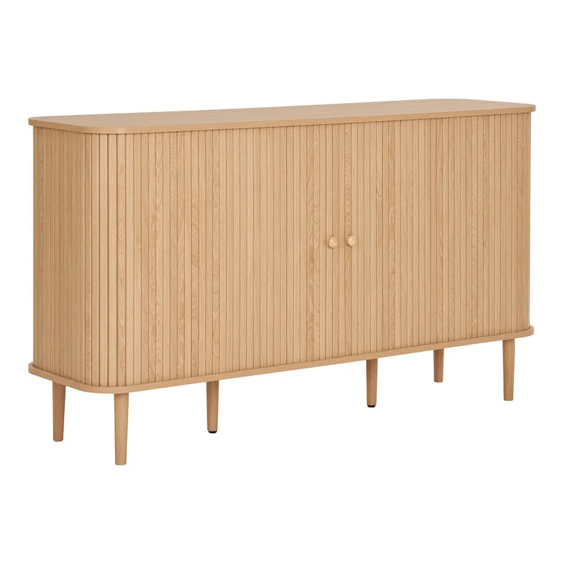 House Nordic Sideboard Nikko – Natur, MDF/Kiefer, 140 × 40 × 79 cm