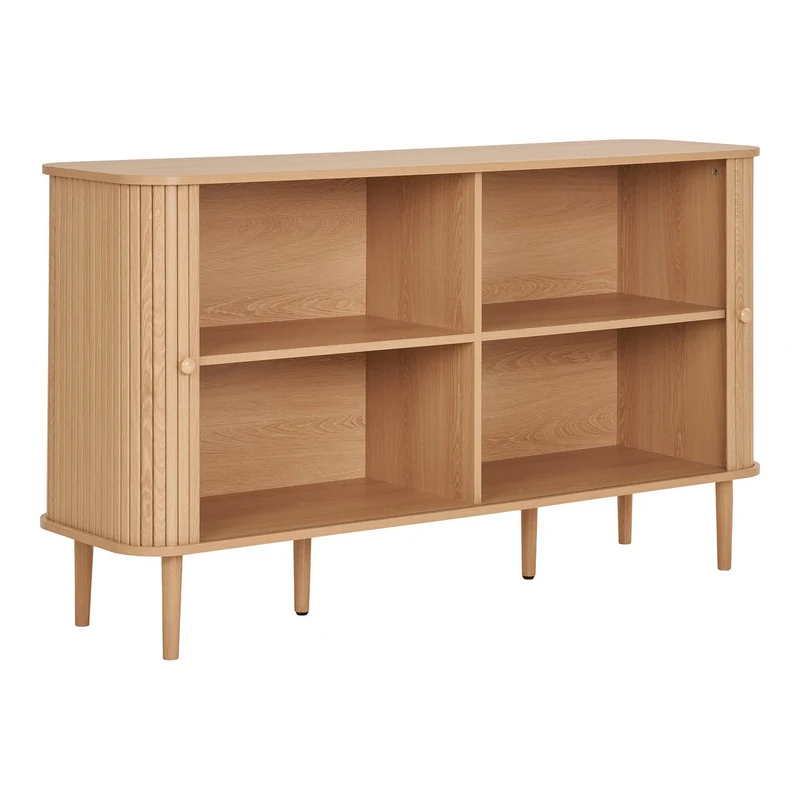 House Nordic Sideboard Nikko – Natur, MDF/Kiefer, 140 × 40 × 79 cm