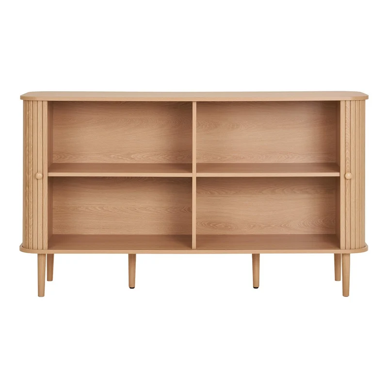 House Nordic Sideboard Nikko – Natur, MDF/Kiefer, 140 × 40 × 79 cm