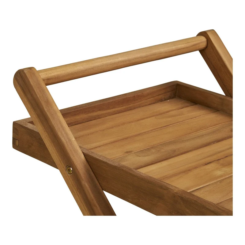 House Nordic Pasaku Teewagen – Teak, natur, 86 × 50 × 81 cm