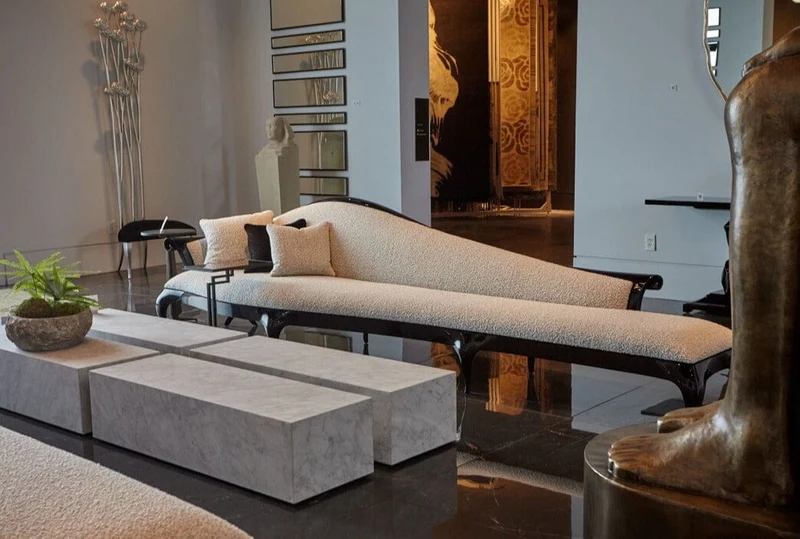 Christopher Guy elegante Chaiselongue Canapé 60-0576 von Instylior