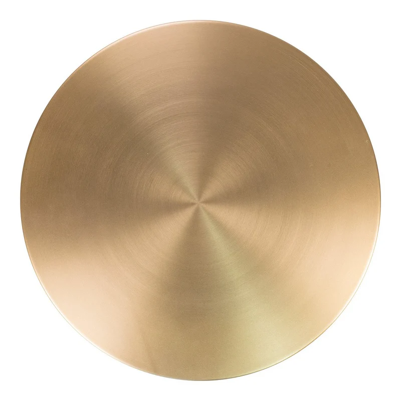 House Nordic Beistelltisch Lecco – aus Messing und Marmor Ø 41 × 58 cm