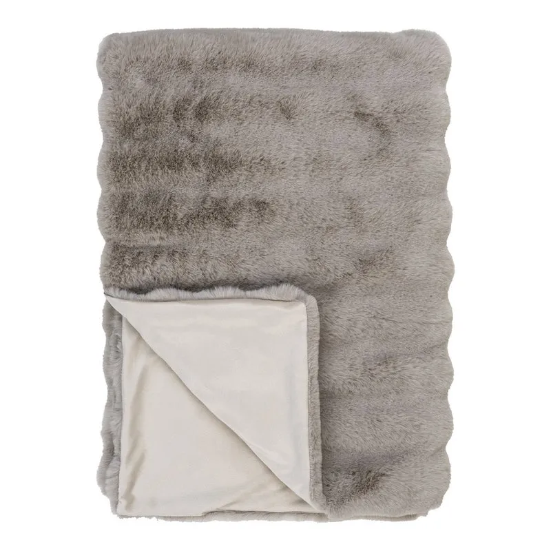 House Nordic Wohndecke "Galena" – Beige, Polyester