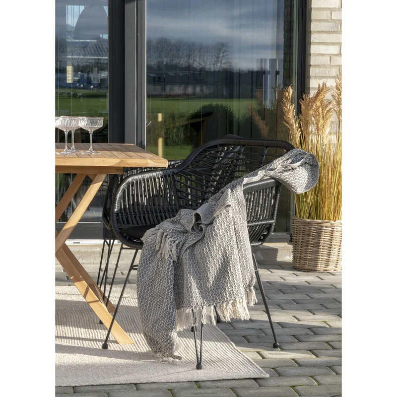 House Nordic Teppich Menorca – Sand, 100 % recyceltes PET, 140 × 200 cm