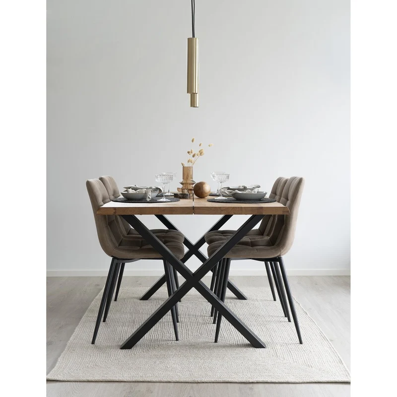 House Nordic Teppich Menorca – Sand, 100 % recyceltes PET, 140 × 200 cm