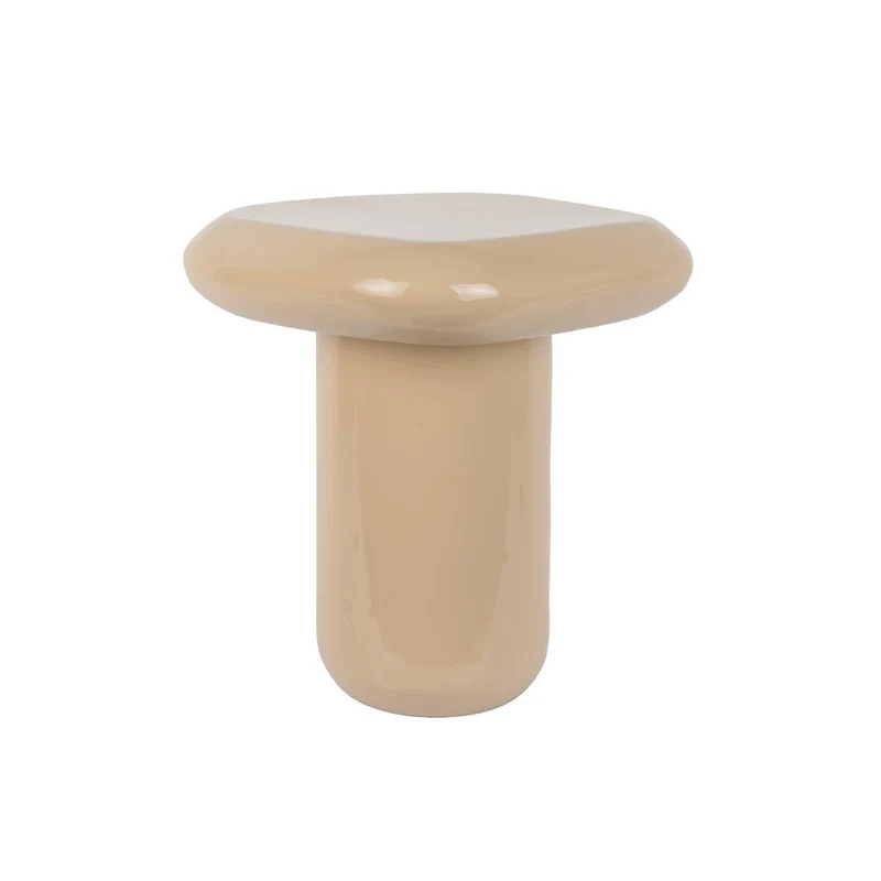 Leitmotiv Beistelltisch Roca High – Sand, Eisen, Höhe ca. 45 cm