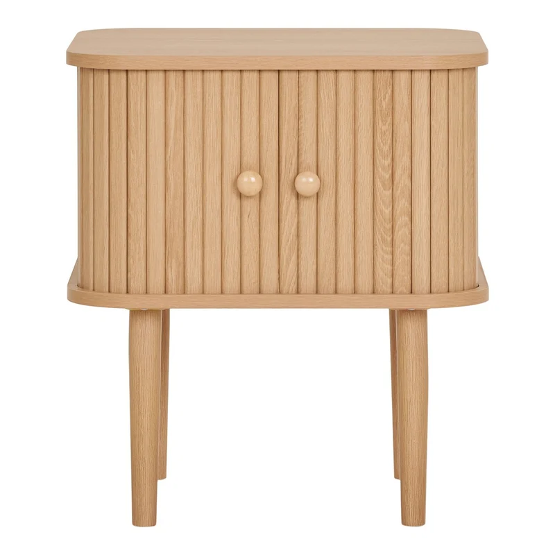 House Nordic Beistelltisch Nikko – Natur, MDF/Kiefer, 45 × 40 × 50,5 cm