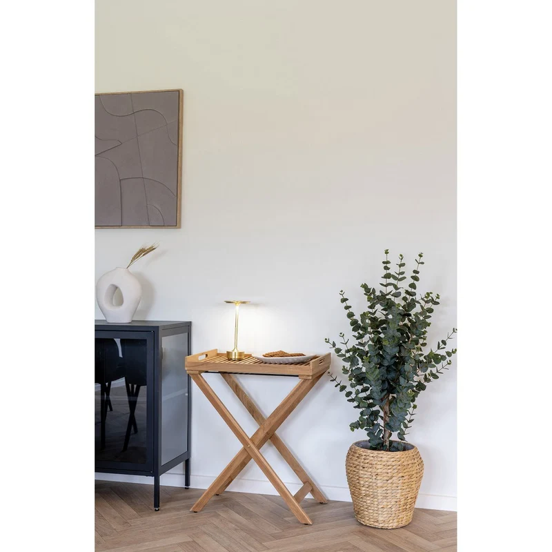 House Nordic Ronda Tabletttisch – Braun, 40 × 60 × 70 cm, Holz