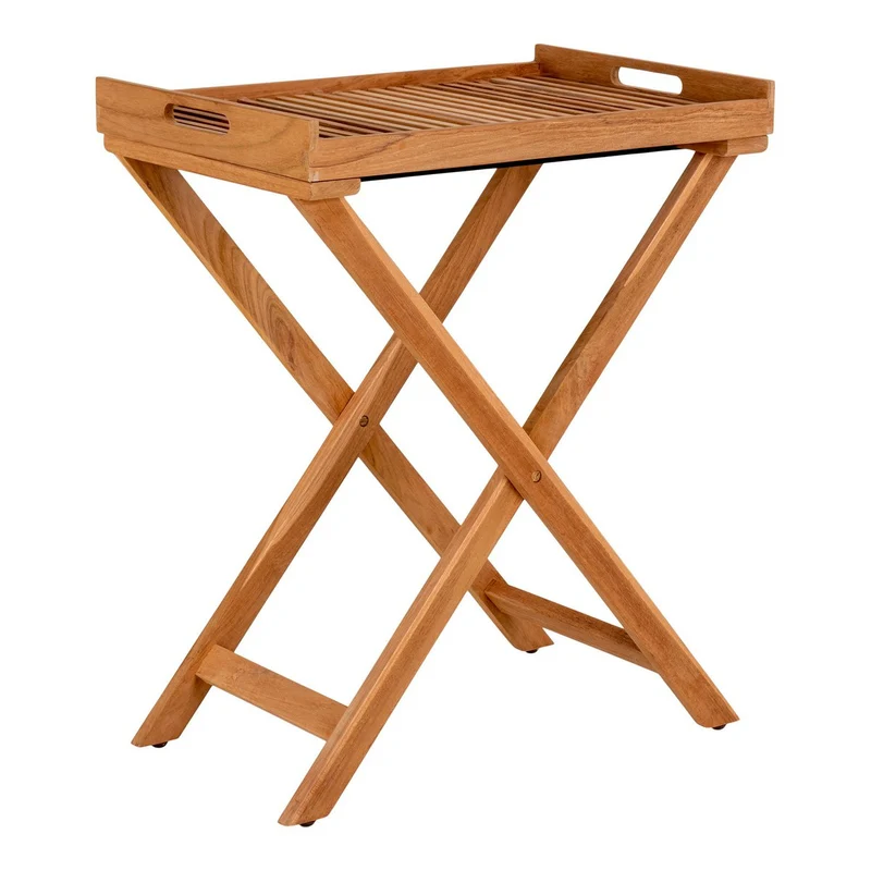 House Nordic Ronda Tabletttisch – Braun, 40 × 60 × 70 cm, Holz