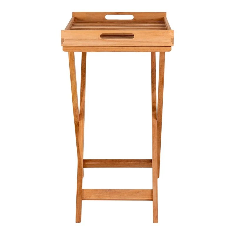 House Nordic Ronda Tabletttisch – Braun, 40 × 60 × 70 cm, Holz