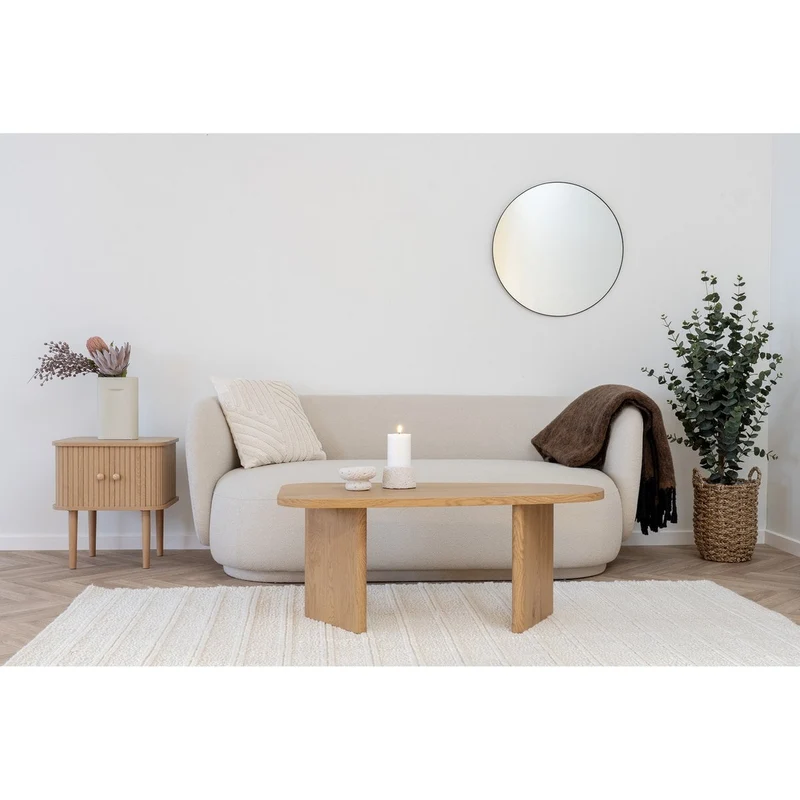 House Nordic Couchtisch Melo – Natur, MDF/Dekorpapier, 100 × 50 × 41 cm
