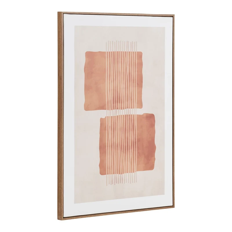 House Nordic Mina Canvas-Druck – Leinwand, beige/braun, Nr.2, 50 × 70 cm
