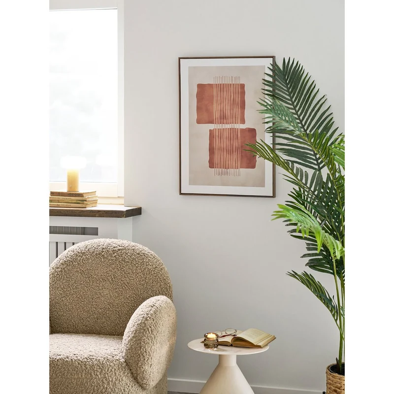 House Nordic Mina Canvas-Druck – Leinwand, beige/braun, Nr.2, 50 × 70 cm
