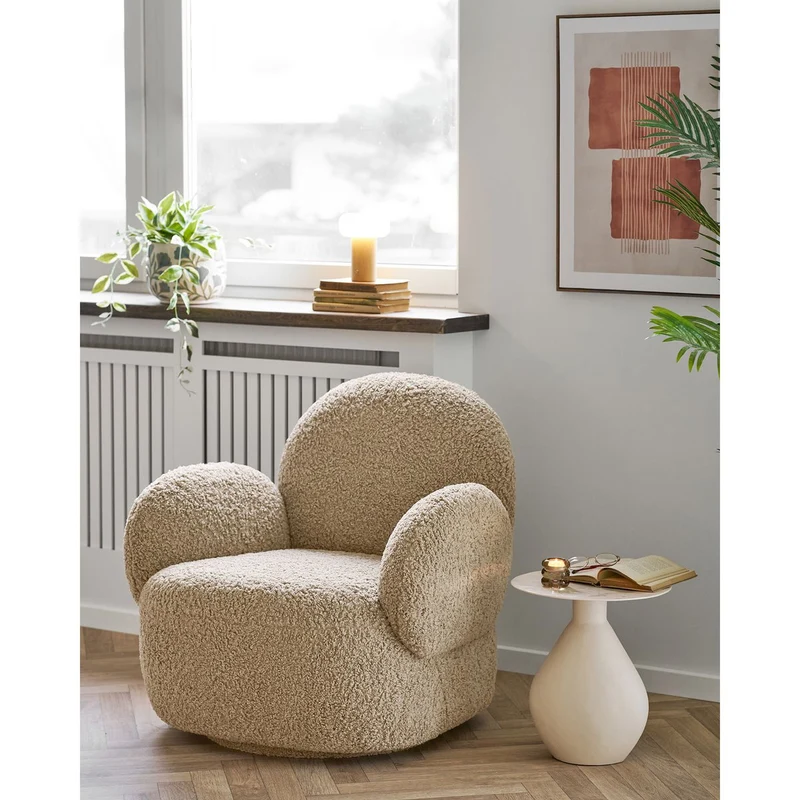 House Nordic Mina Canvas-Druck – Leinwand, beige/braun, Nr.2, 50 × 70 cm