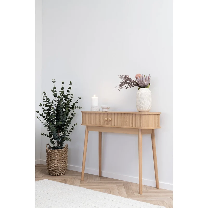 House Nordic Konsolentisch Nikko – Natur, MDF/Kiefer, 100 × 30 × 80,5 cm