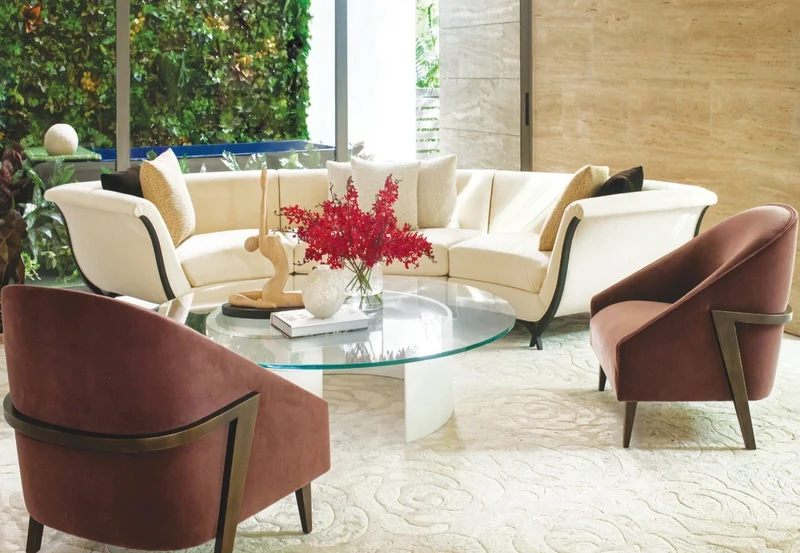 Christopher Guy edles Sofa 60-0557 von Instylior
