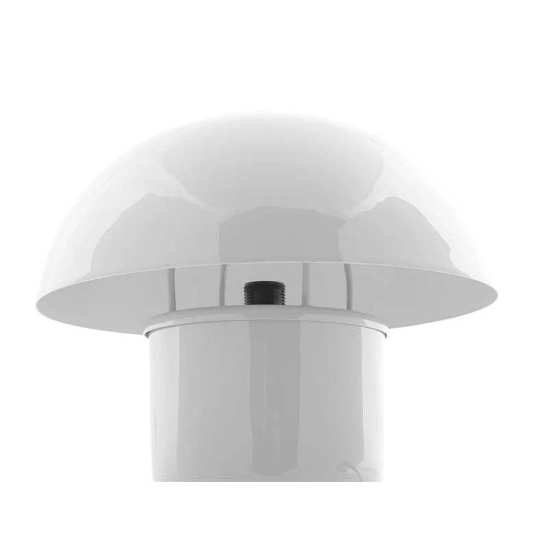 Leitmotiv Tischlampe Fat Mushroom – skulpturales Design in Weiß, Eisen, Ø ca. 29 cm, Höhe ca. 25 cm