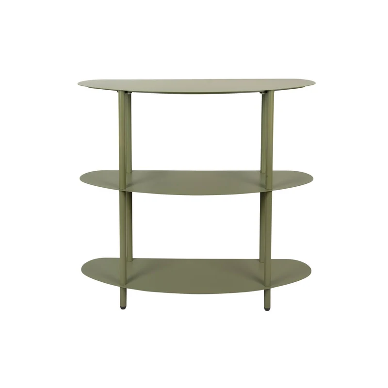 Leitmotiv Konsolentisch Riqueza – Olive, Eisen, Höhe ca. 82 cm