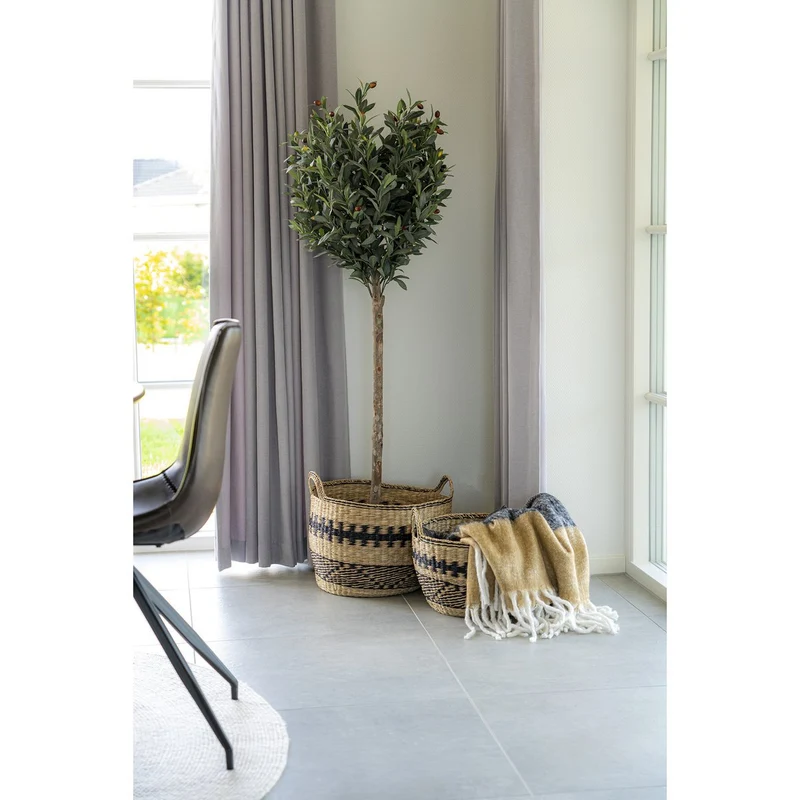 House Nordic Wohndecke "Sintra" – Schwarz/Weiß