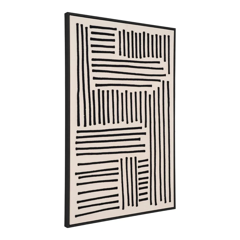 House Nordic Lipari Leinwanddruck – Schwarz/Weiß, Nr. 1, 60 × 90 cm, Segeltuch