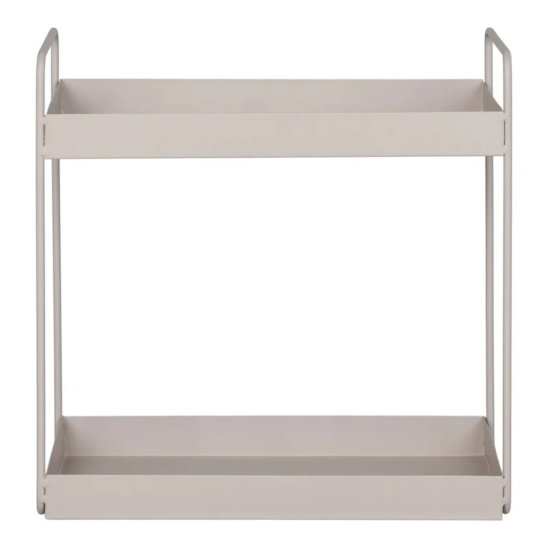 House Nordic Standregal Rabo – sandfarbener Stahl, 30 × 15 × 31 cm