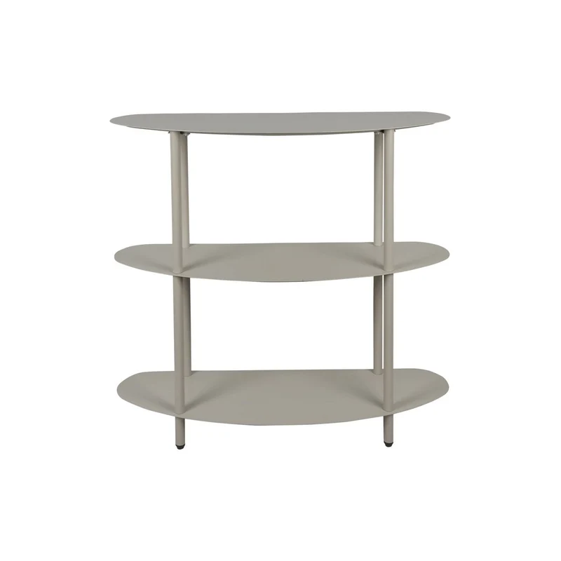 Leitmotiv Konsole Riqueza – Greige, Eisen, Höhe ca. 82 cm