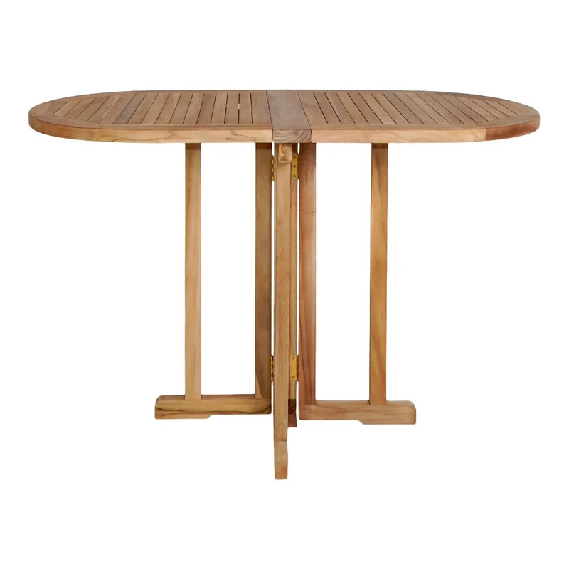 House Nordic Beistelltisch Huelva – Natur, Teak, 120 × 60 × 75 cm, Teakholz