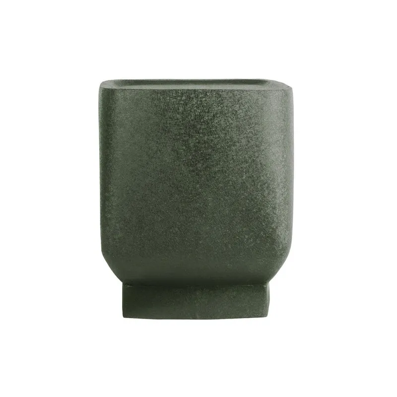 Leitmotiv Beistelltisch Boaz Cuadro – Olive, Eisen, Höhe ca. 40 cm