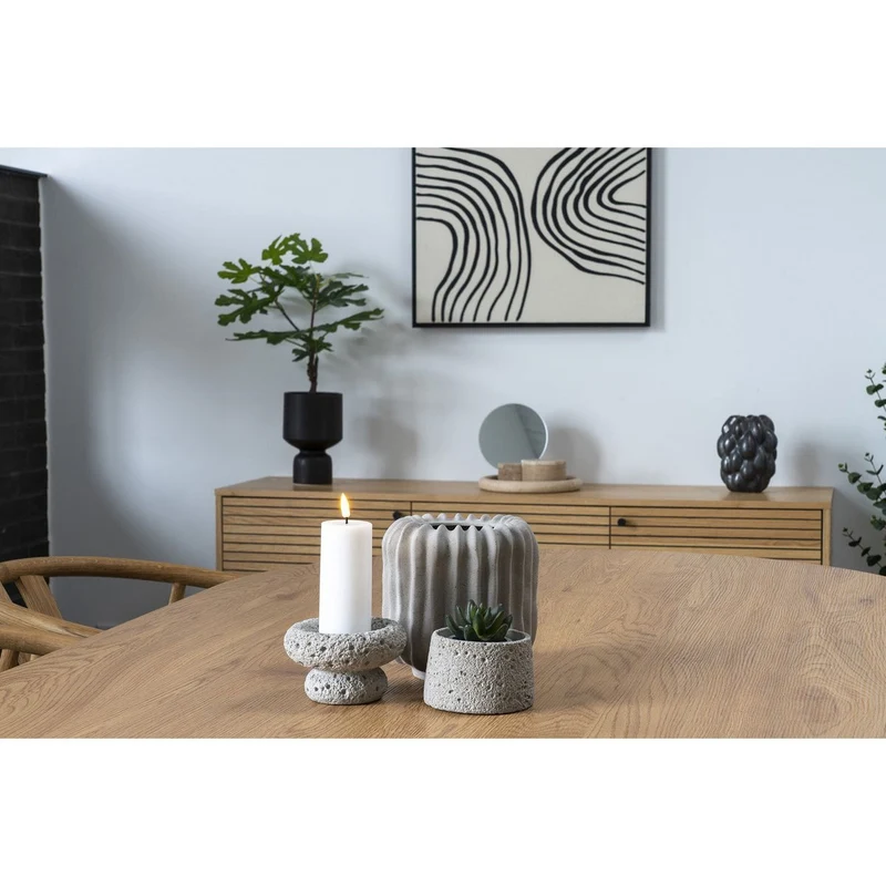 House Nordic Tablett Travertin-Optik – Natur, Ø 25,5 cm