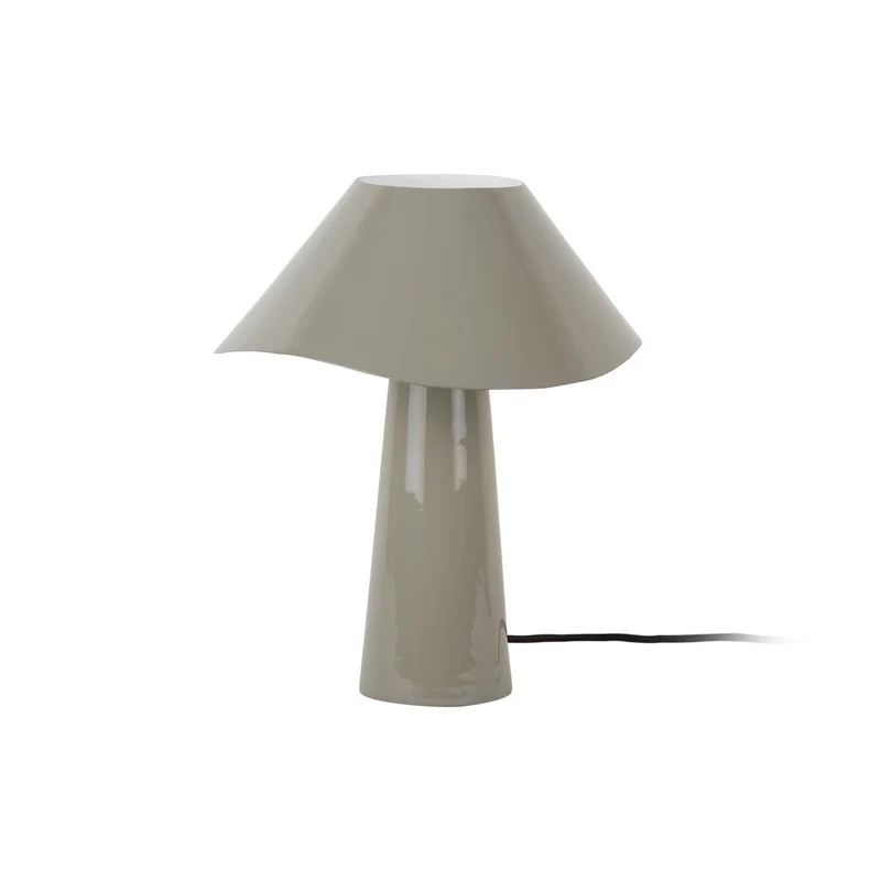Leitmotiv Tischleuchte Ameno – Greige, Eisen, Ø ca. 28 cm, Höhe ca. 33 cm