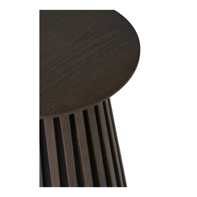 House Nordic Beistelltisch Osaka – geräuchertes Eichenfurnier, Ø 40 cm
