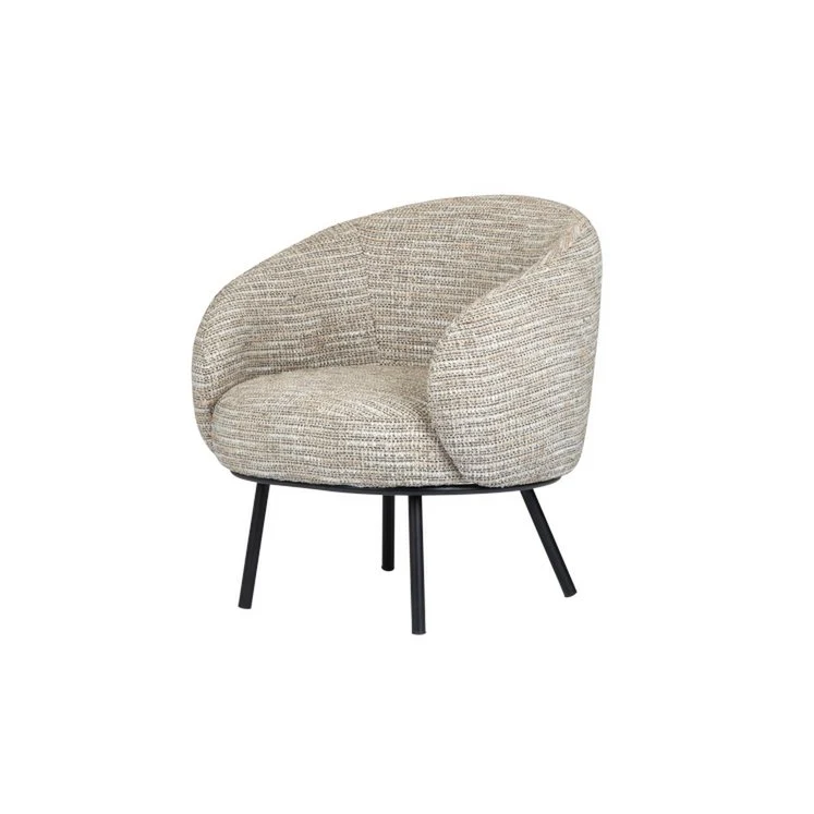 Pole to Pole Loungesessel Mars Coco – Beige, 77 × 67 × 74 cm