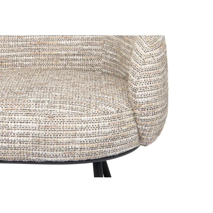 Pole to Pole Loungesessel Mars Coco – Beige, 77 × 67 × 74 cm