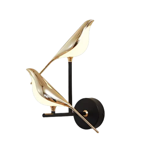 Postmodern Bird Led Wall Lamp Acrylic Bedroom Bedside Wall Sconce Hallway Aisle Staircase Indoor Wall Light Fixtures