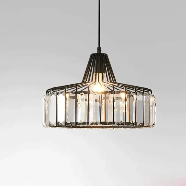 Restaurant LED Chandelier Luxury Crystal Ceiling Lamp Balcony Bedroom Bedside Home Decor For Living Room Pendant Light Fixtures