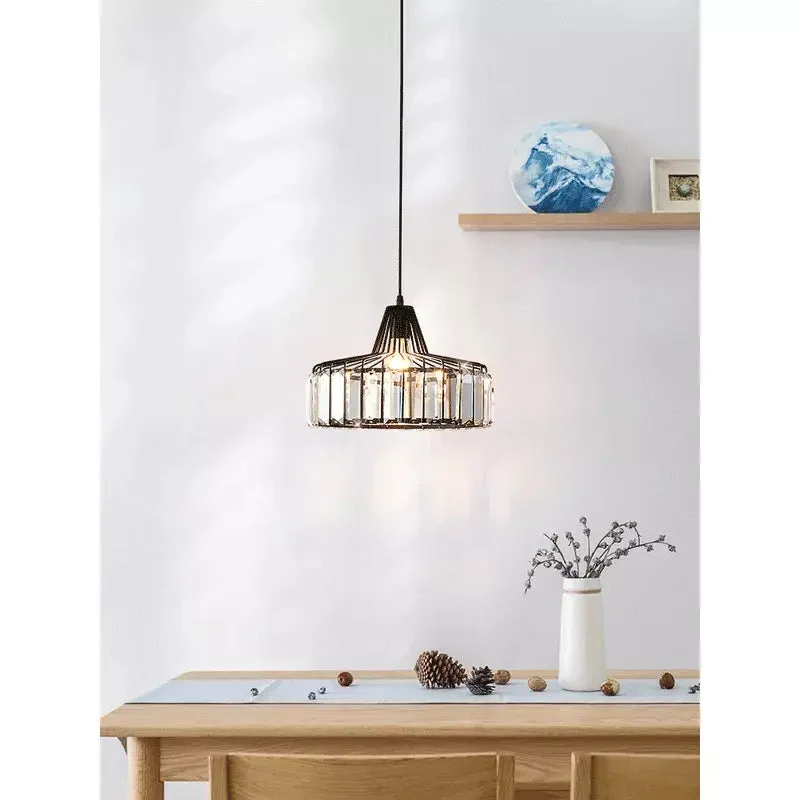 Restaurant LED Chandelier Luxury Crystal Ceiling Lamp Balcony Bedroom Bedside Home Decor For Living Room Pendant Light Fixtures