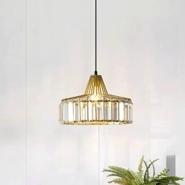 Restaurant LED Chandelier Luxury Crystal Ceiling Lamp Balcony Bedroom Bedside Home Decor For Living Room Pendant Light Fixtures