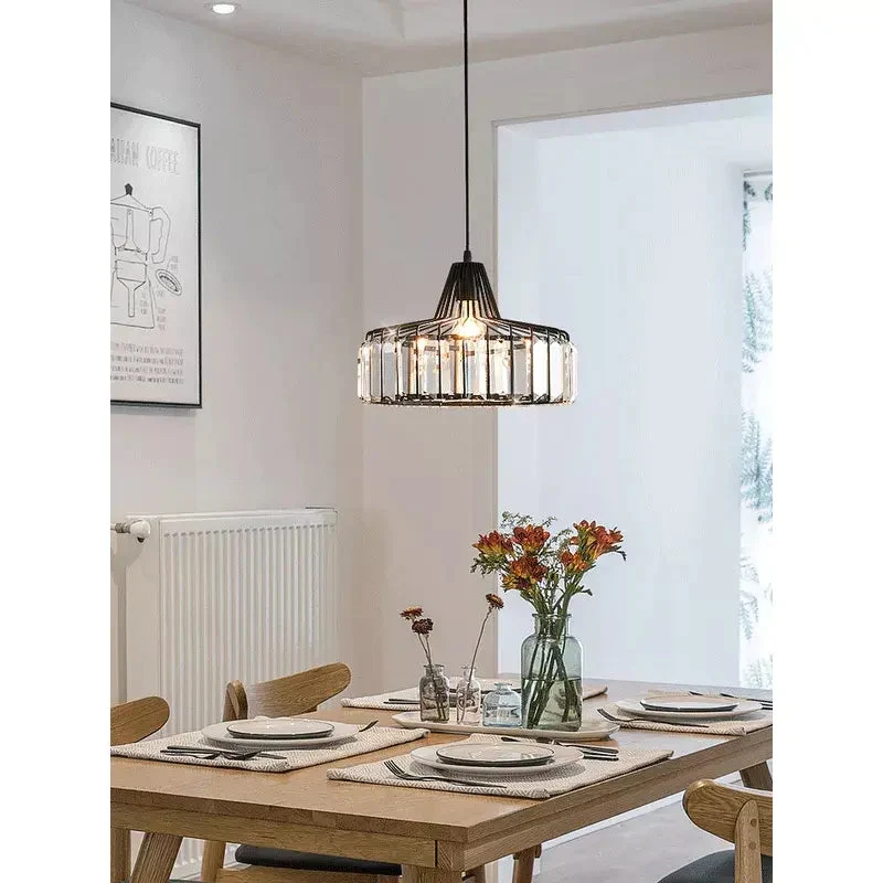 Restaurant LED Chandelier Luxury Crystal Ceiling Lamp Balcony Bedroom Bedside Home Decor For Living Room Pendant Light Fixtures