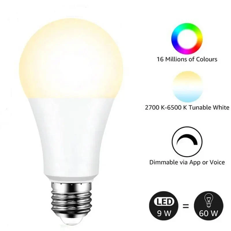 LED Smart Bulb Doodle Smart Alexa Google SmartThings voice control LED Light