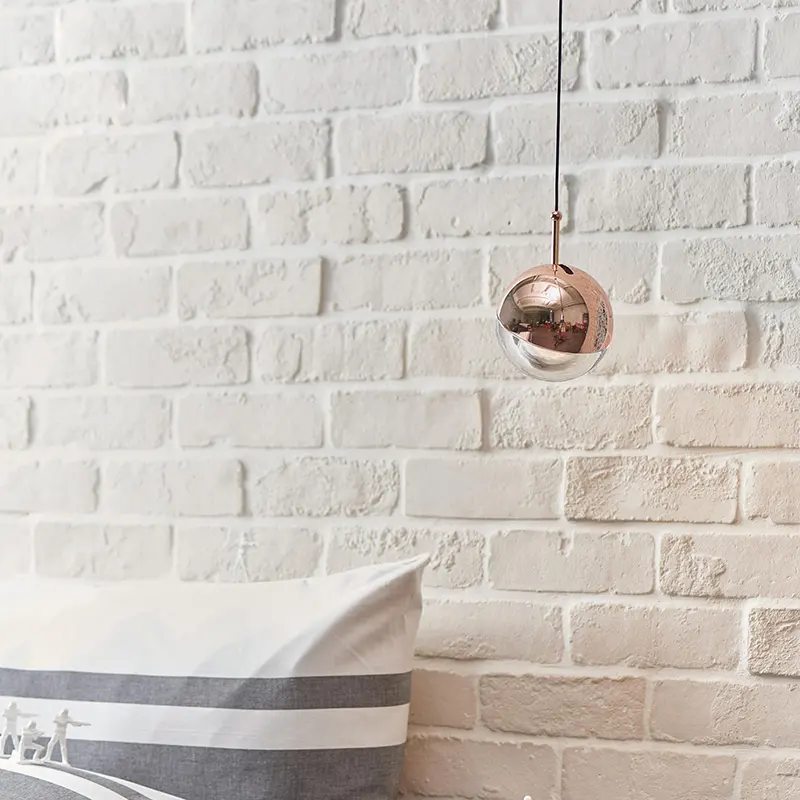 Modern minimalist creative personality dining ball lamp Nordic bedroom bedside glass small chandelier designer