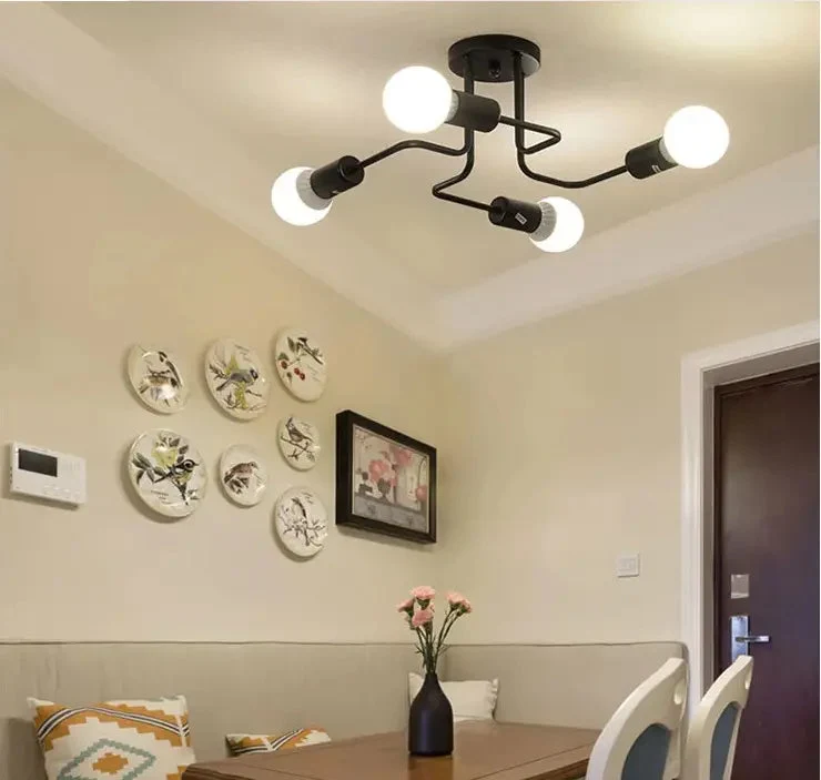 Children's Room Ceiling Lamp Modern Minimalist Creative Retro Lighting